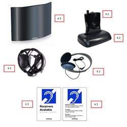 AUDIOropa IR-KIT-2L for Large Spaces